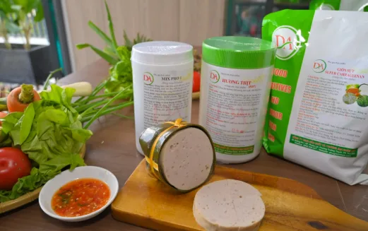 Cách sử dụng phụ gia trong giò chả