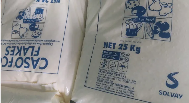 Canxi Clorua CaCl2 chuẩn thực phẩm an toàn