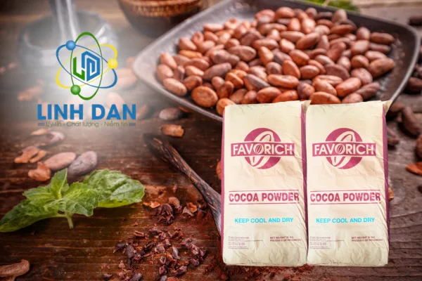 Bột cacao Favorich làm bánh