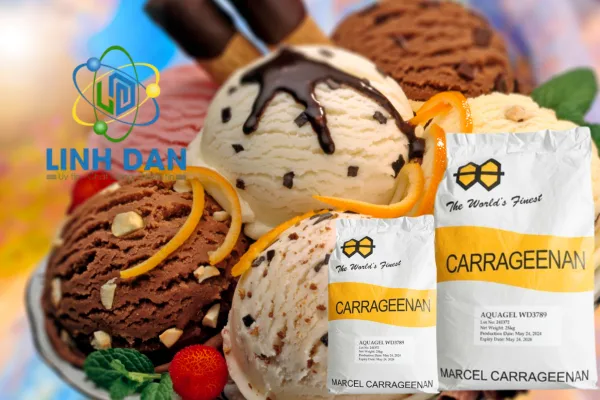 Carrageenan dùng cho sản xuất kem lạnh