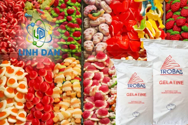 Gelatin Trobas cho ngành bánh kẹo thực phẩm