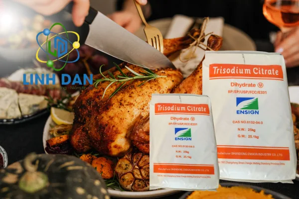 Trisodium Citrate E331 dùng trong thực phẩm