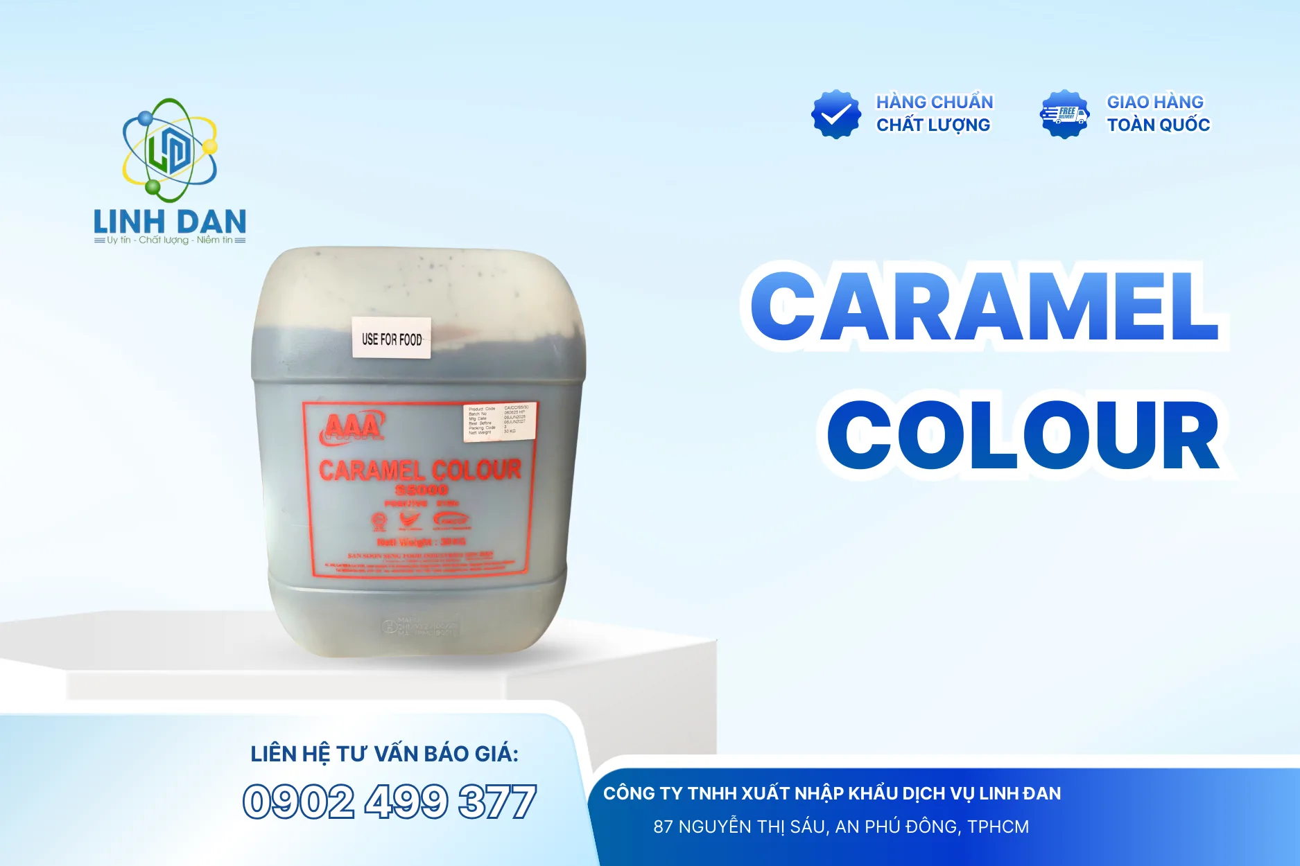 Màu Caramel giá tốt – Lựa chọn hoàn hảo cho ngành thực phẩm