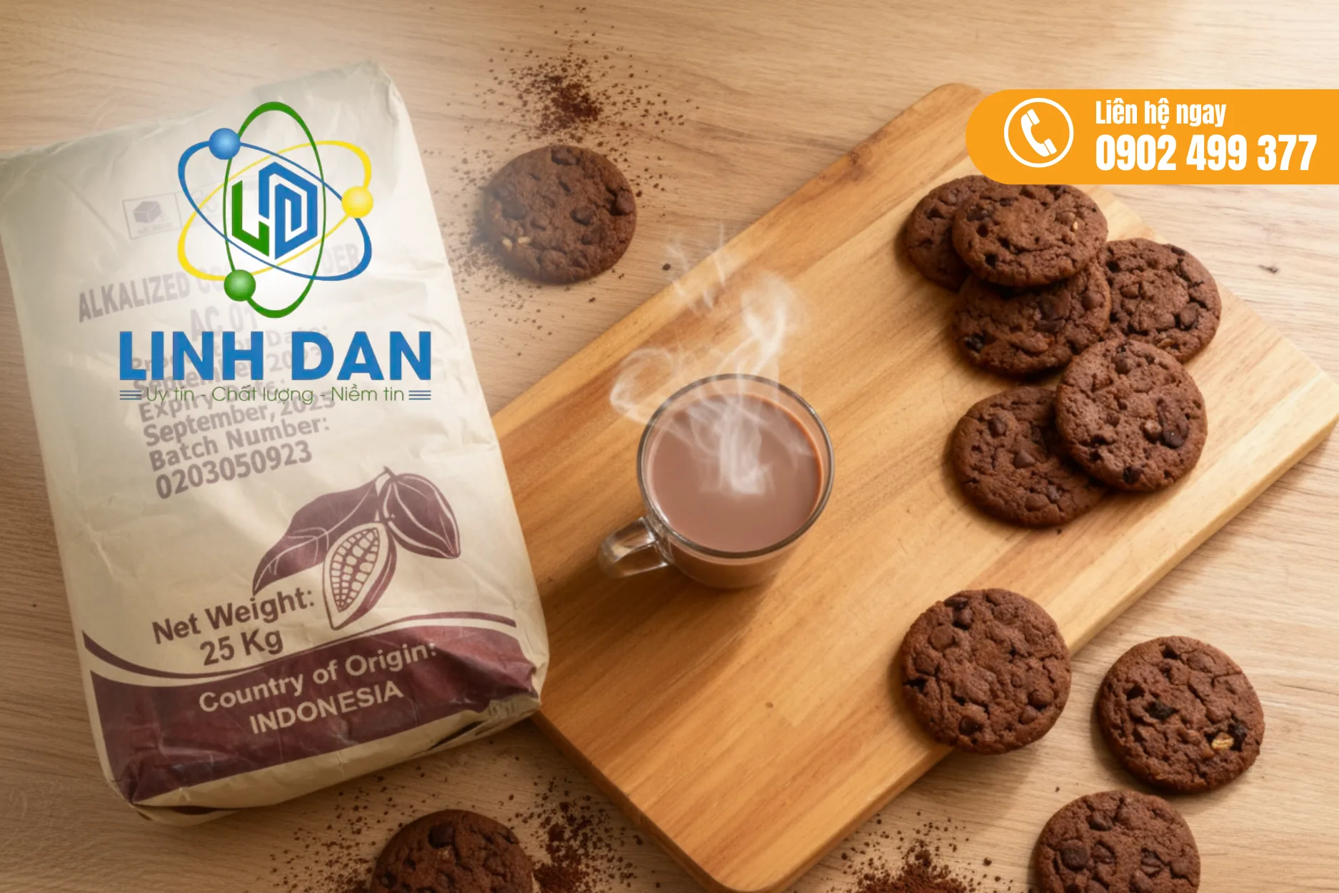 Mua bột cacao nguyên chất giá tốt