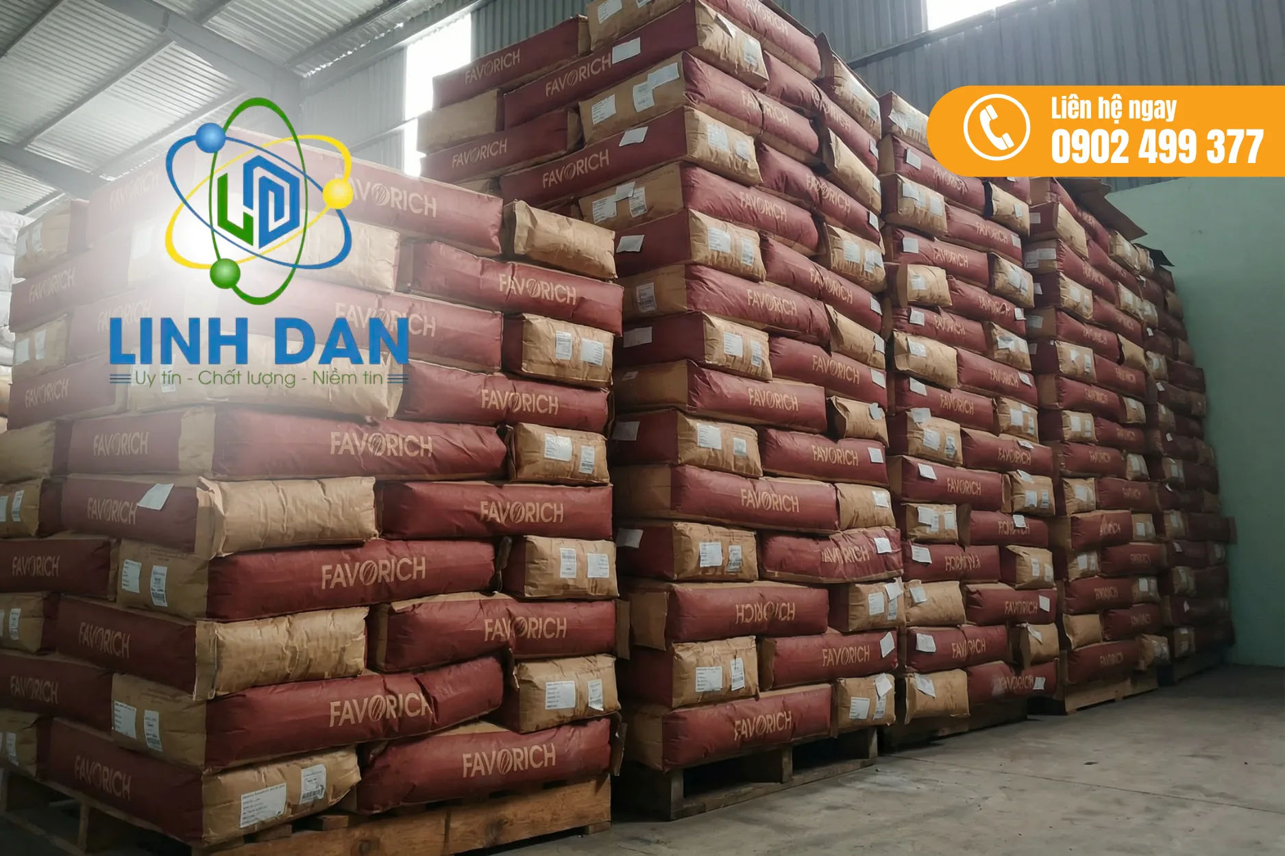 Bột cacao Favorich phân phối tại TPHCM