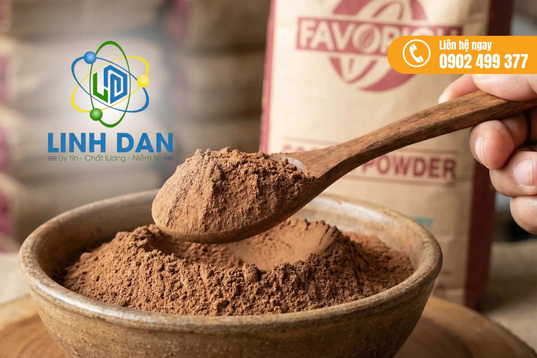 Bột cacao Favorich giao hàng toàn quốc