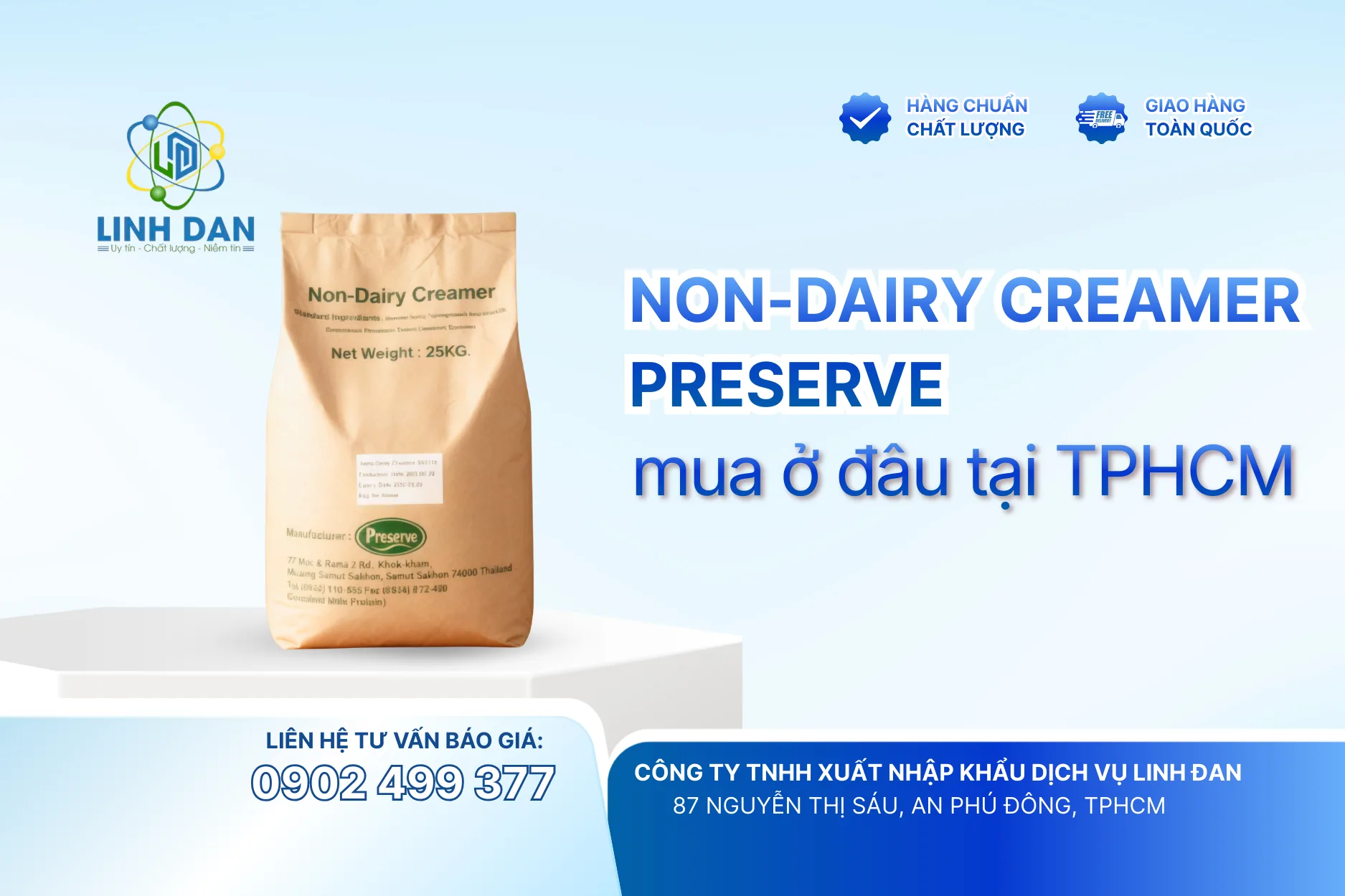 Bột Kem Không Sữa Preserve Mua Ở Đâu?