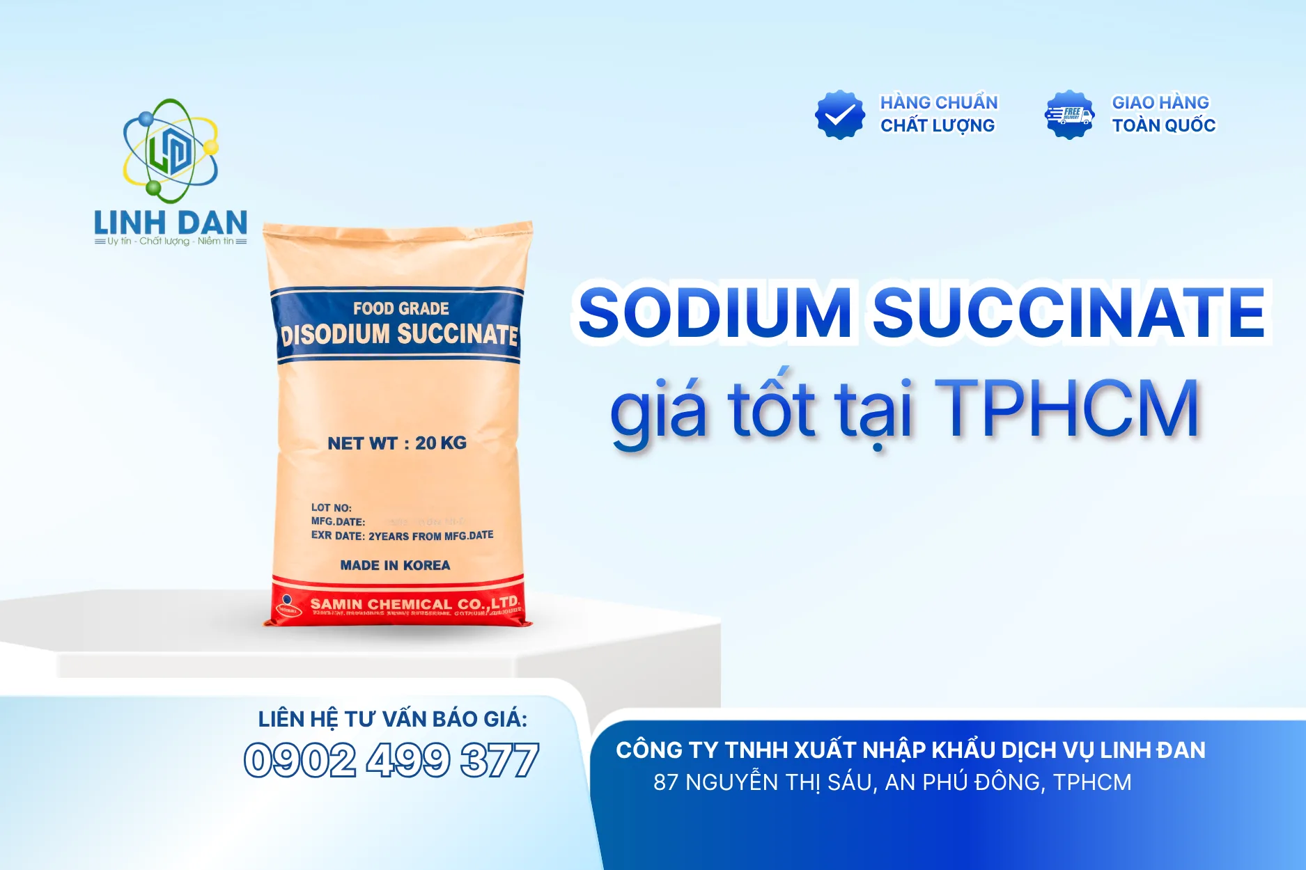 Sodium Succinate Giá Tốt TPHCM