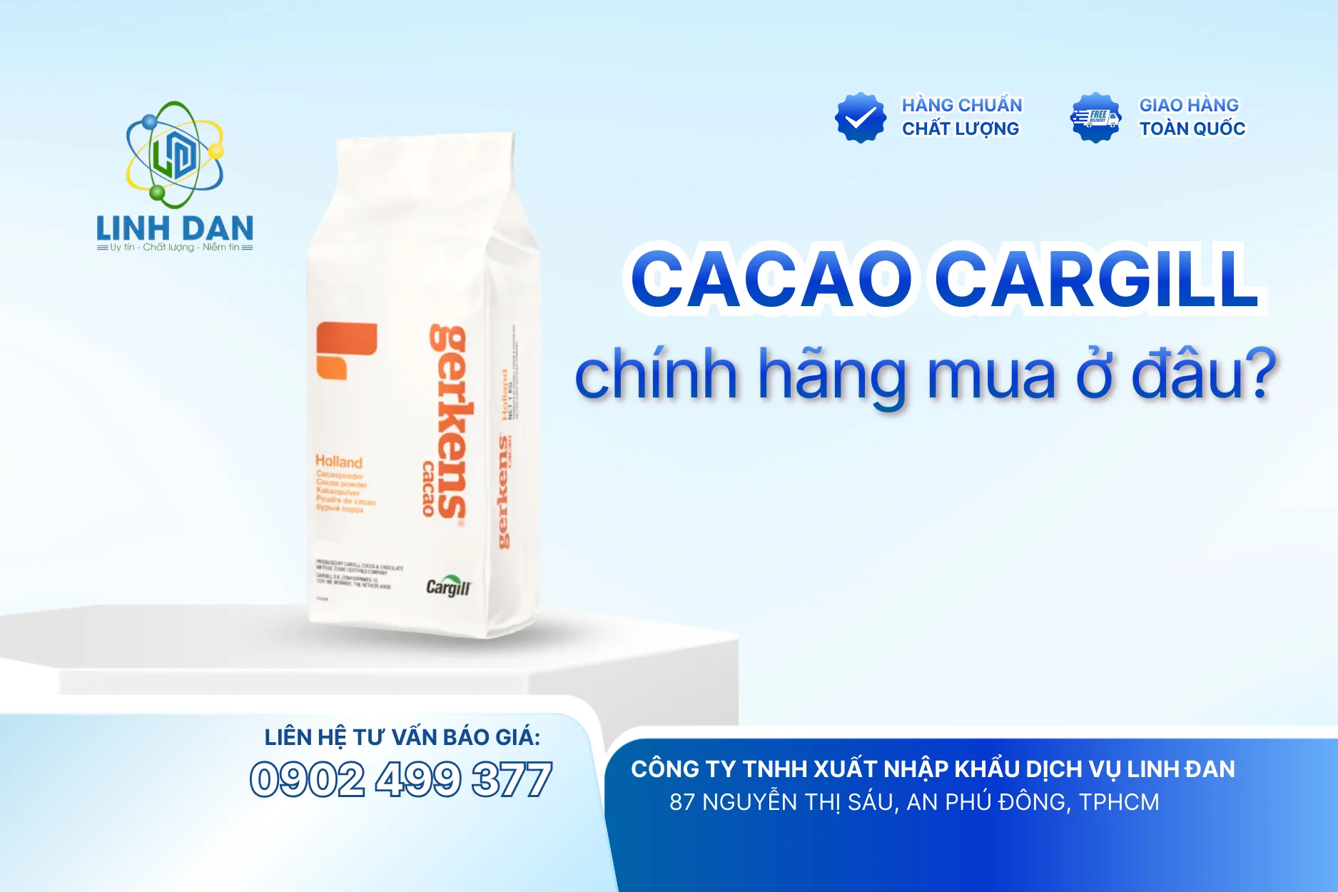 Bột Cacao Cargill Chính Hãng: Nguyên Liệu Tuyệt Vời Cho Món Ăn và Đồ Uống