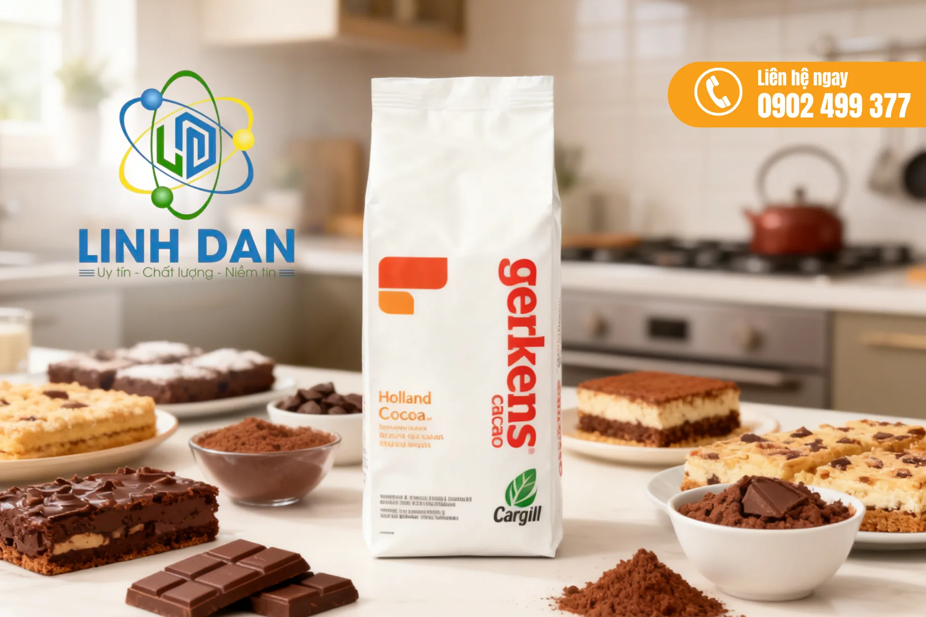 Bột Cacao Cargill chính hãng