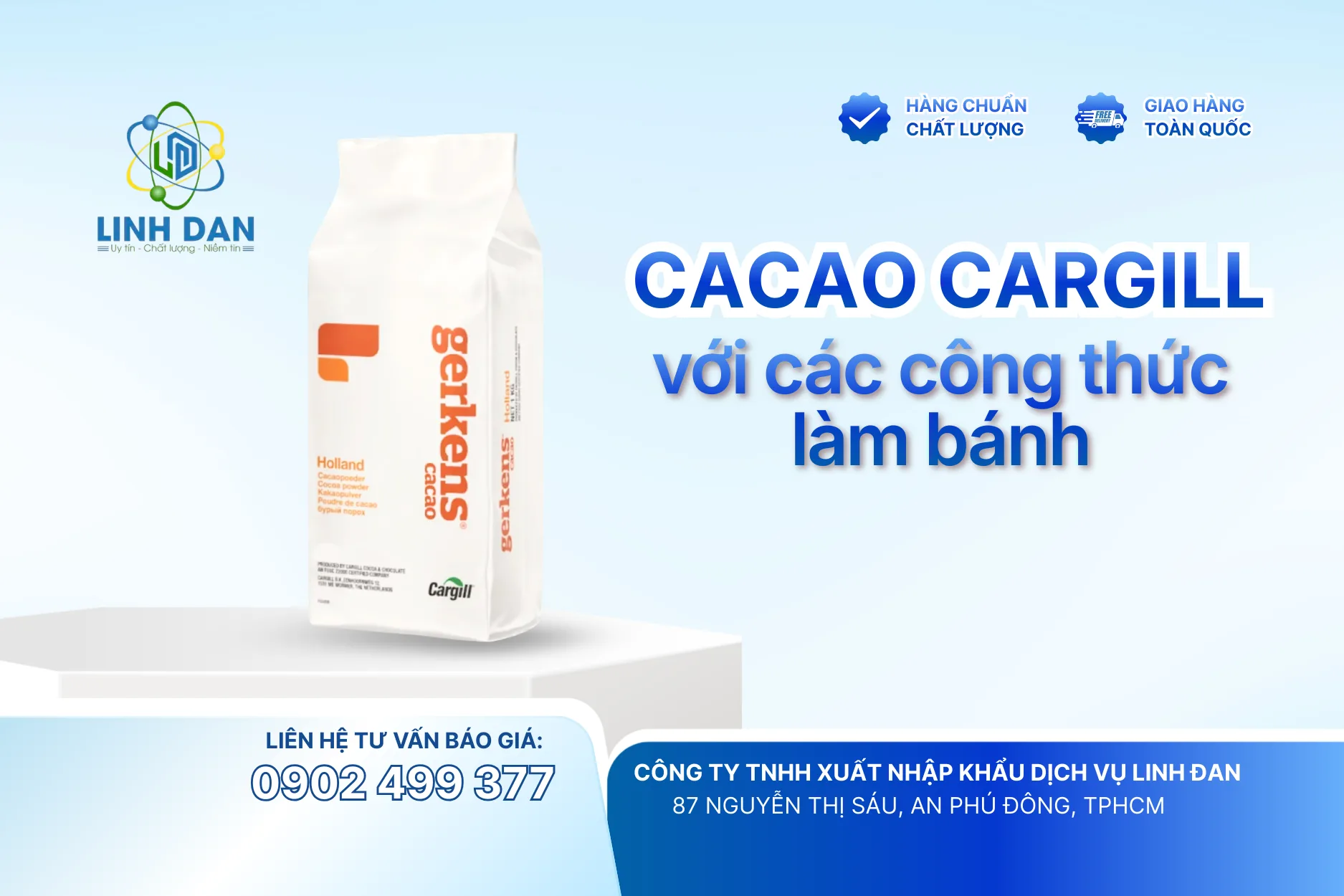 Công Thức Làm Bánh Từ Bột Cacao Cargill: Hương Vị Đậm Đà, Đảm Bảo Chất Lượng