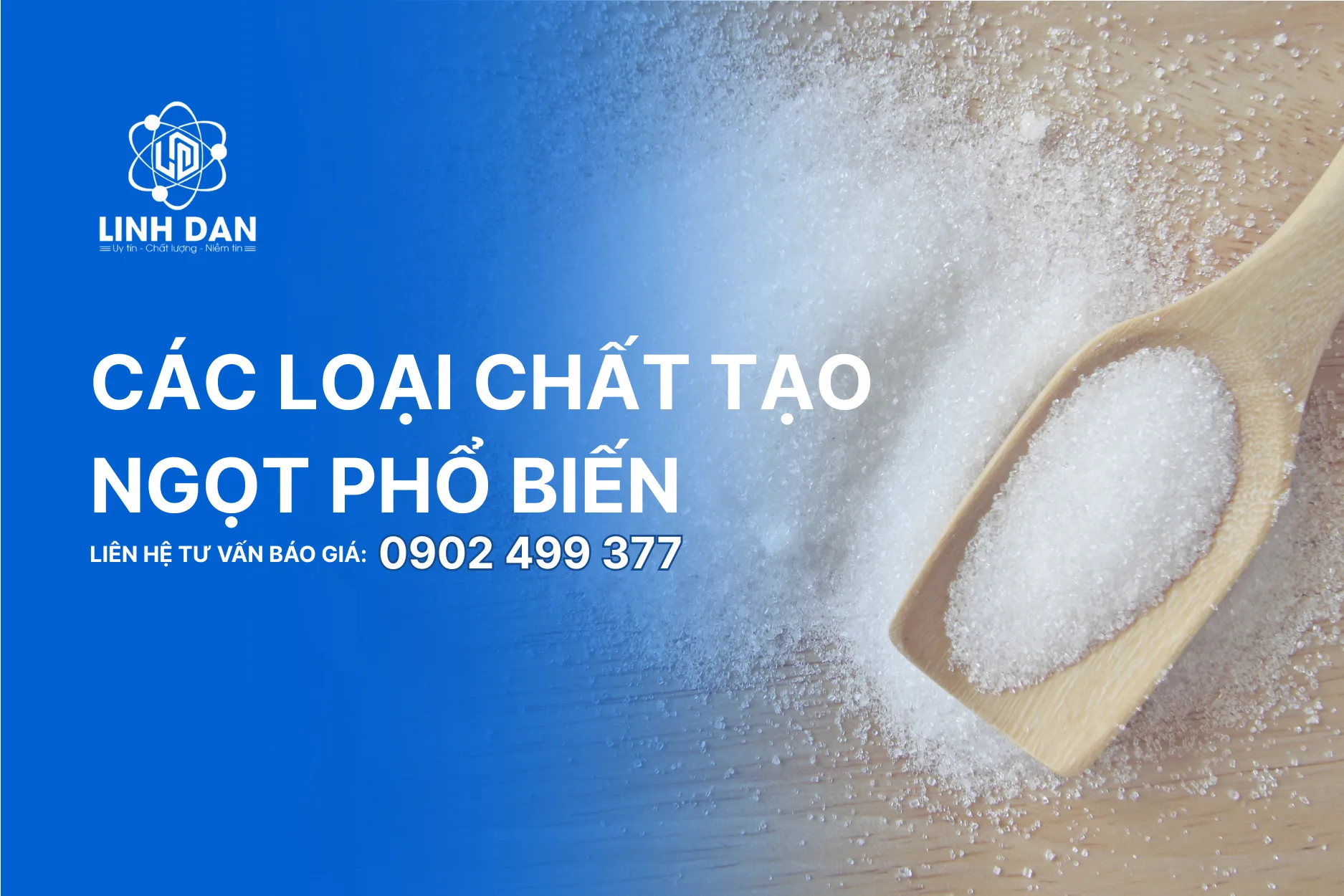 Các loại chất tạo ngọt phổ biến