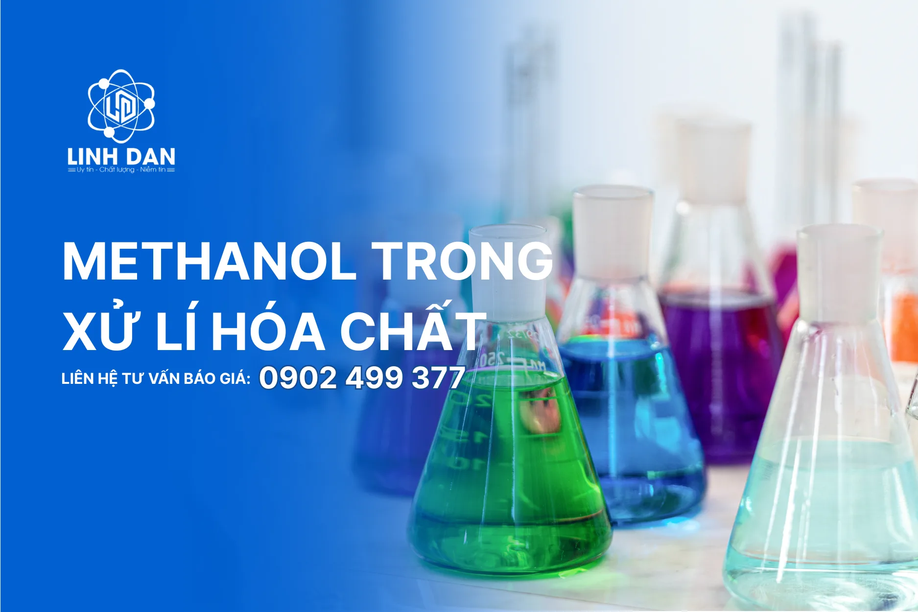 Methanol trong xử lý hóa chất: Vai trò, ứng dụng, lưu ý an toàn và cách chọn nguồn cung phù hợp