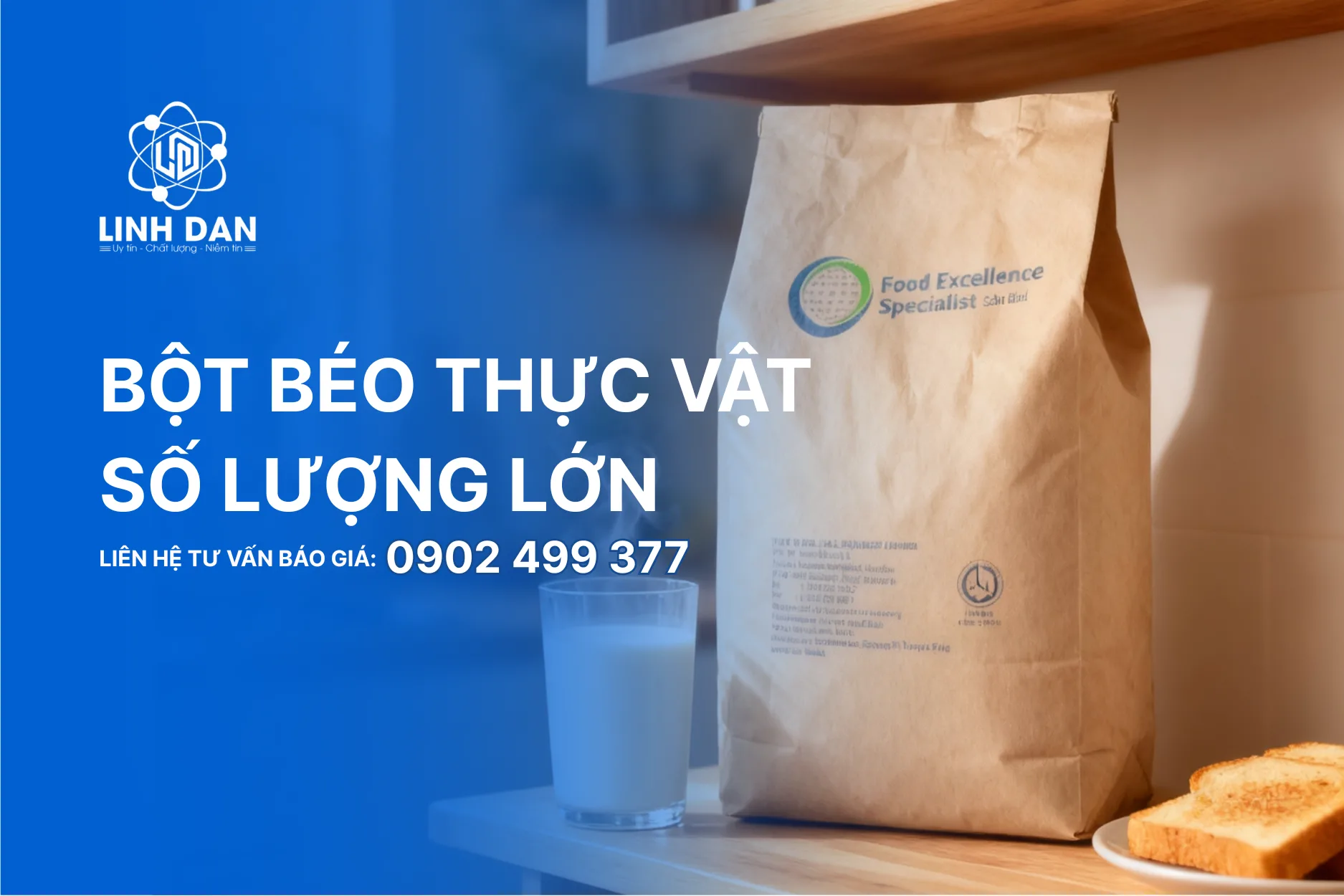 Bột Béo Thực Vật Số Lượng Lớn