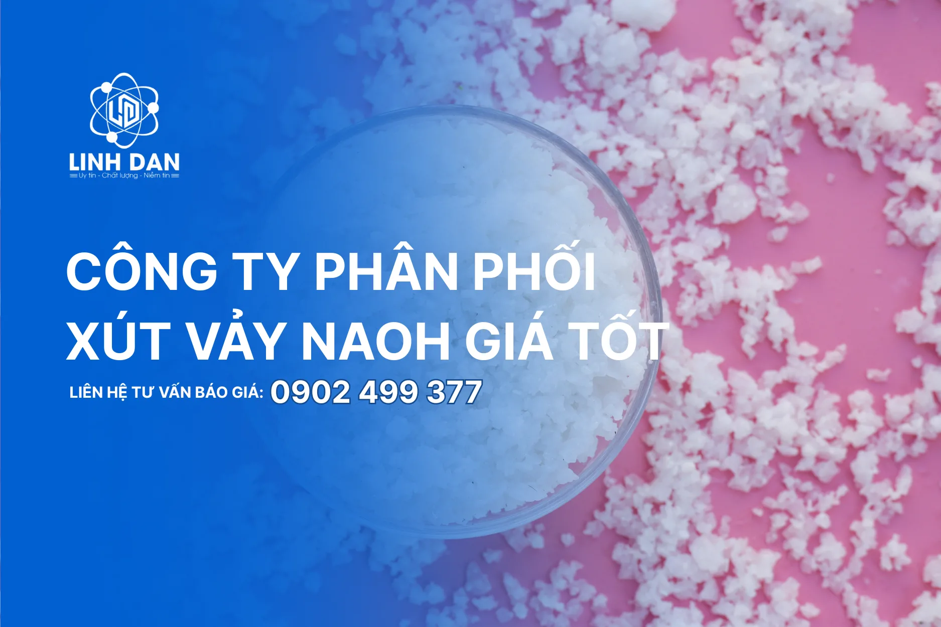 Công Ty Phân Phối Xút Vảy NaOH Giá Tốt