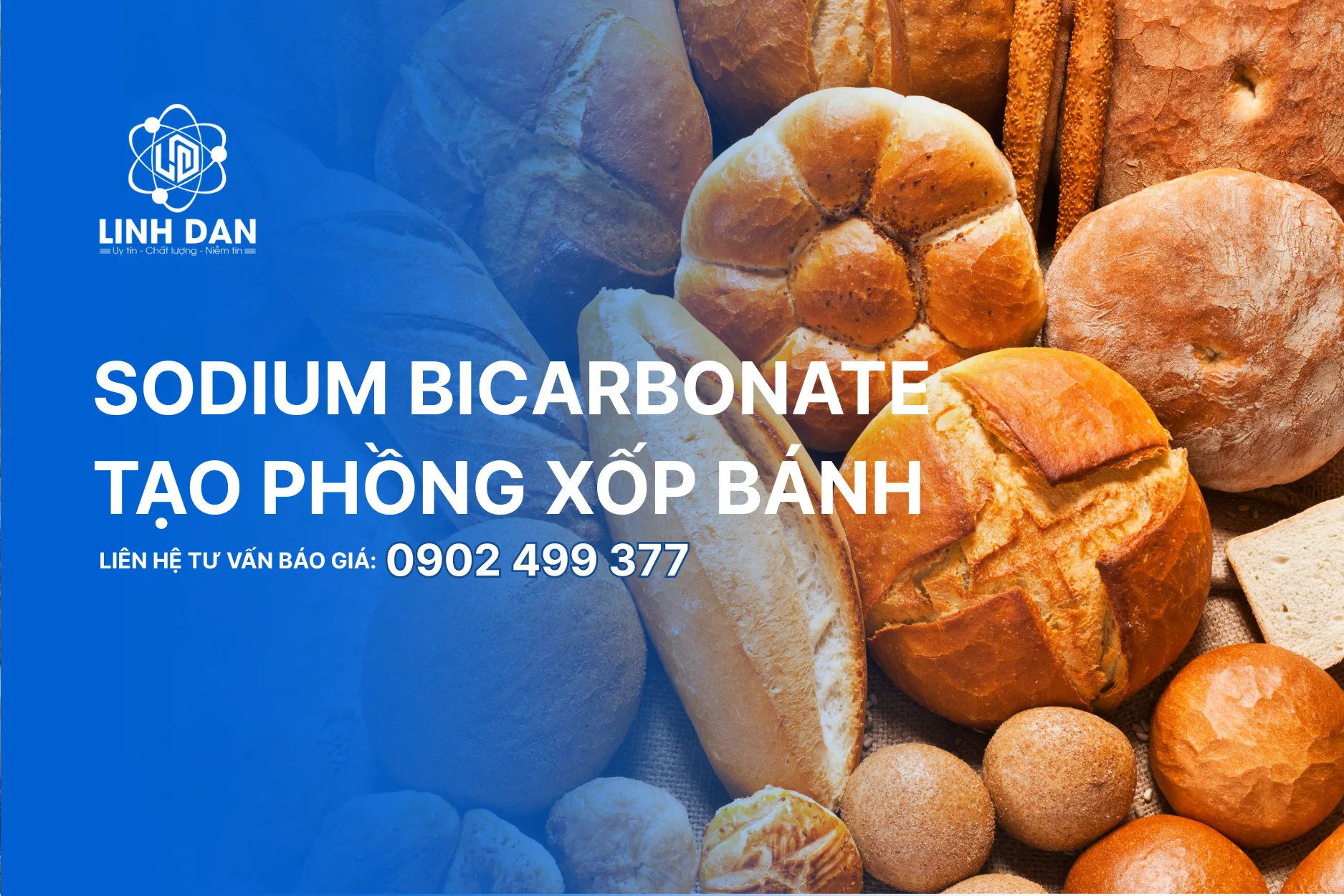 Sodium Bicarbonate Tạo Phồng Xốp Bánh