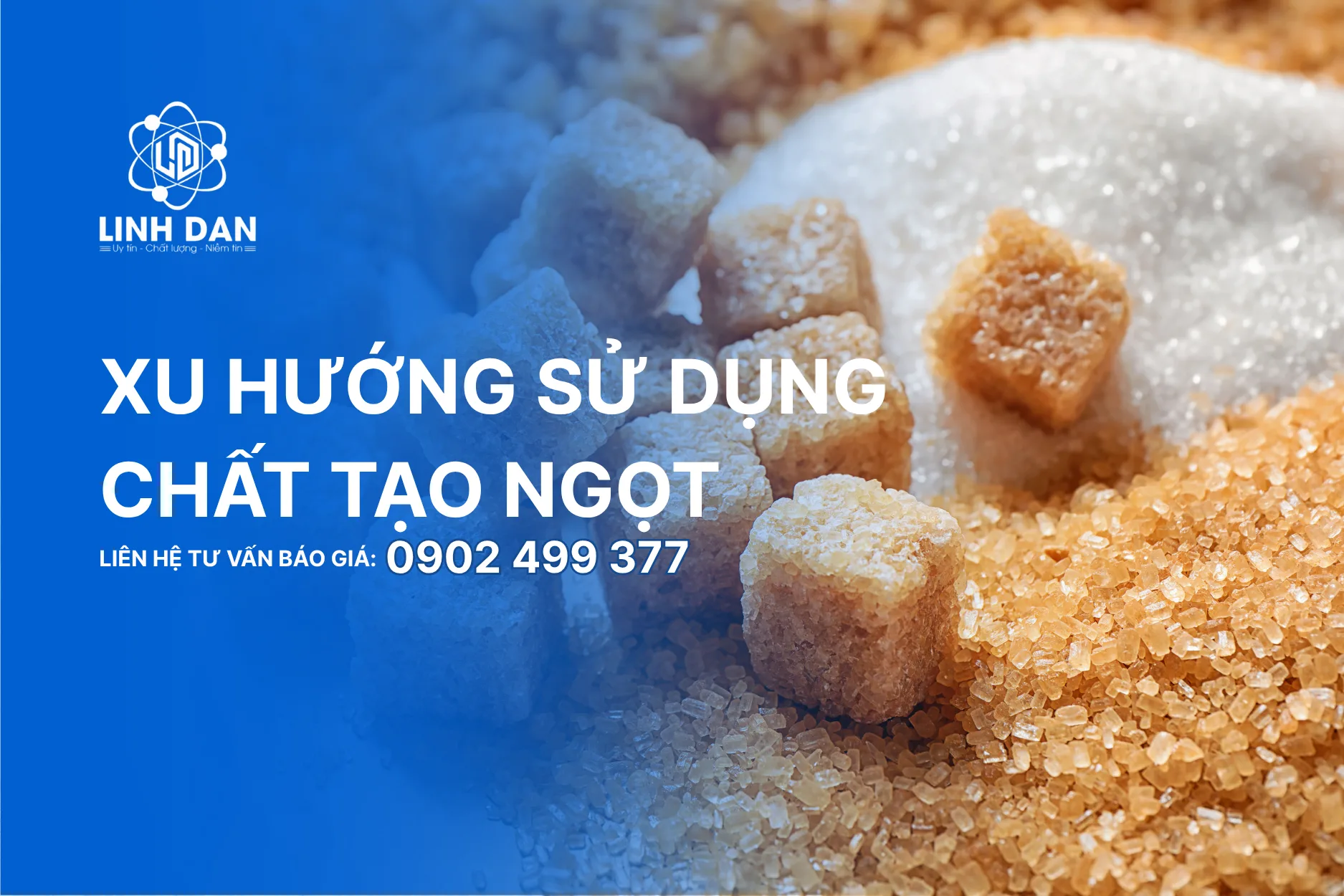 Xu hướng sử dụng chất tạo ngọt trong thực phẩm: Giải pháp tối ưu vị ngọt cho ngành sản xuất hiện đại